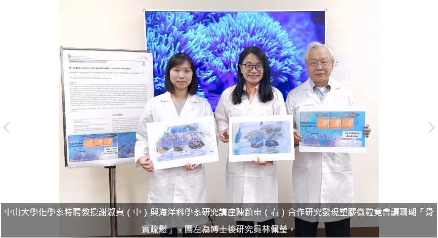 塑膠微粒竟讓珊瑚「骨質疏鬆」！　中山大學最新研究登頂尖期刊