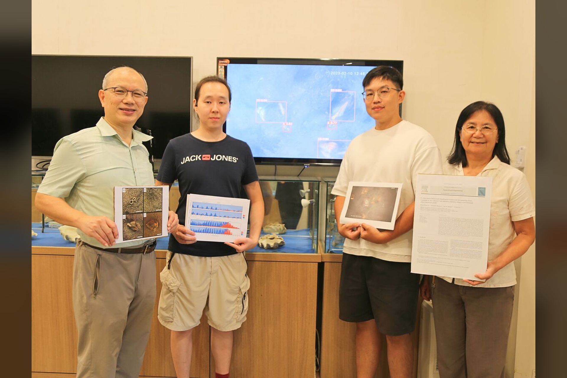 文蛤也會「逃生」！中山大學AI監測揭求生祕技